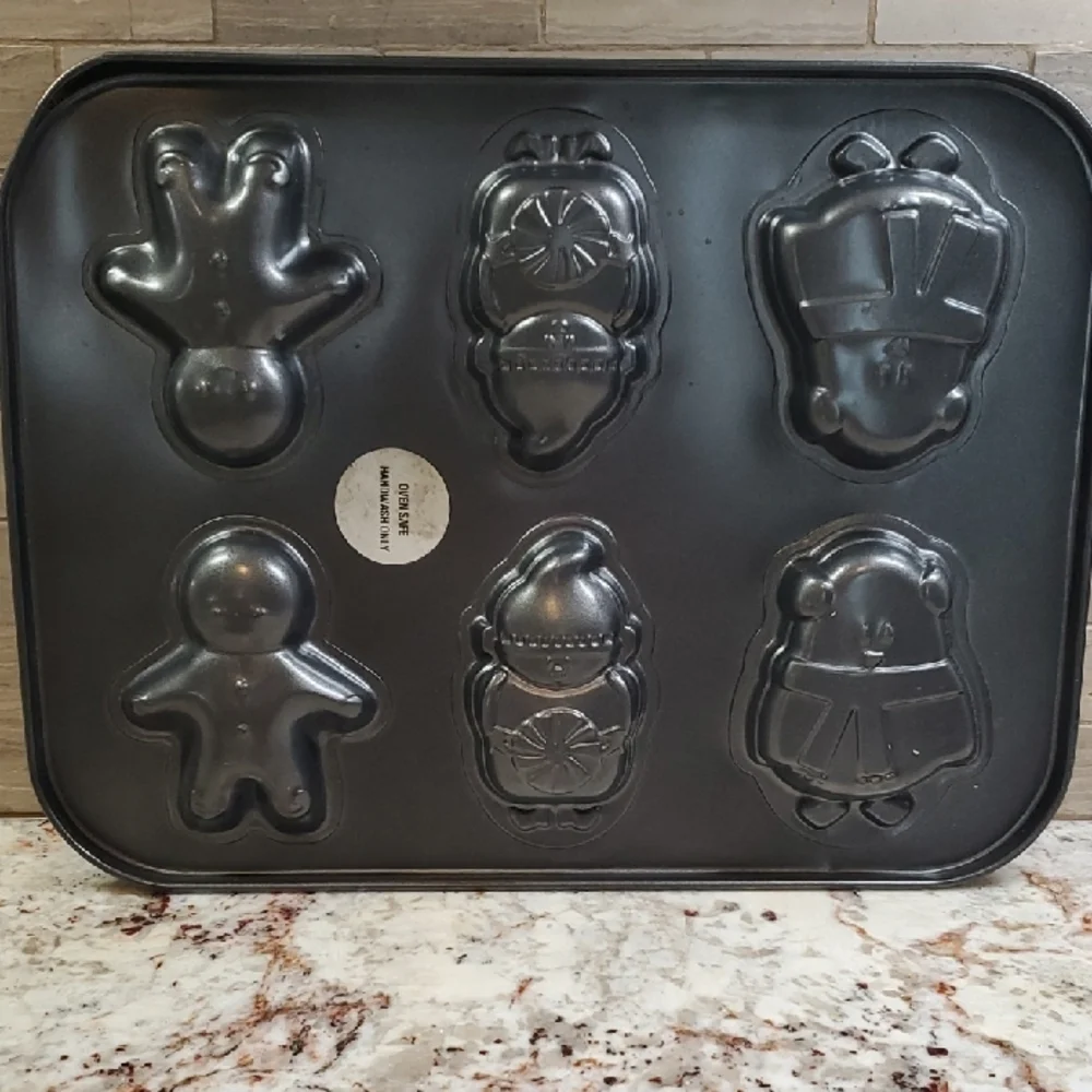 Black Non-Stick Holiday Cookie Pan